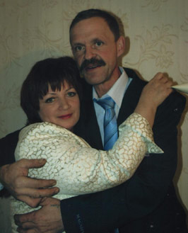 Александр Рубцов с женой Антониной.