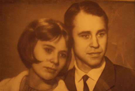 Алексей Рубцов с женой Галиной.