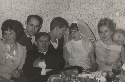 Свадьба Геннадия Рубцова и Татьяны. Декабрь 1970 г.