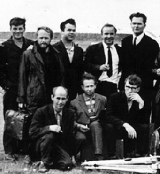 Вологодские писатели в Вытегре (август 1967 года).