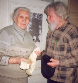 Н.А. Старичкова и Н.Н. Александров. Фото автора, зима 2005-06